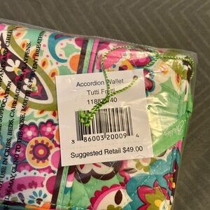 Vera Bradley Multicolor Floral Wallet NWT